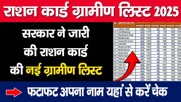 Ration Card Update 2025